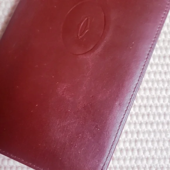Cartier Leather Bifold Long Wallet